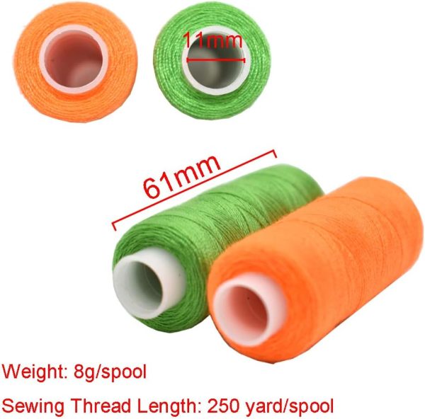 Sewing Thread 30 Colors Sewing Industrial Machine and Hand Stitching 250 Yards Each Sewing Thread Polyester - Image 2